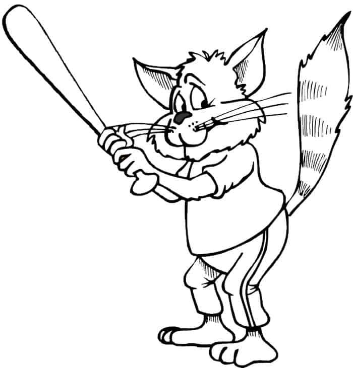 Coloring Pages Of Baseball