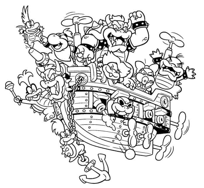 Coloring Pages Of Mario