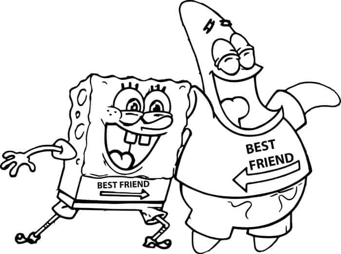 Coloring Pages Of Spongebob And Patrick