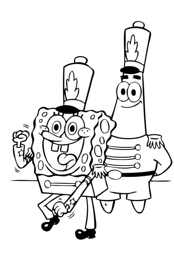 Coloring Pages Of Spongebob