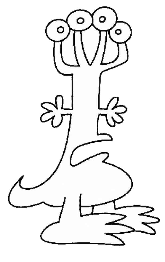 Coloring Pages Tumblr Alien