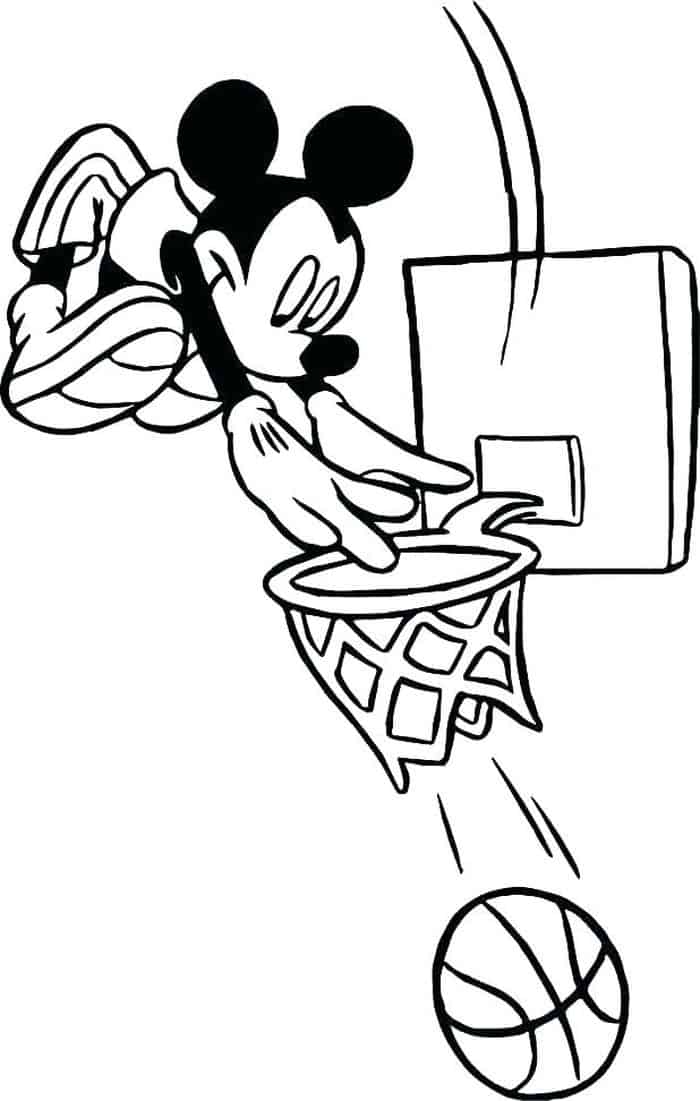 Cool Basketball Coloring Pages