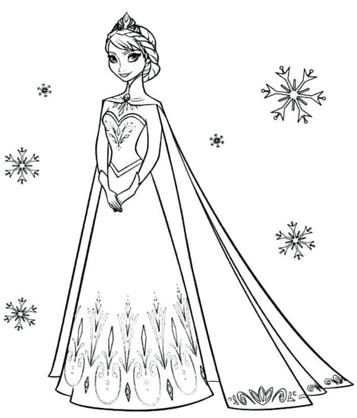 Cute Disney Princess Coloring Pages