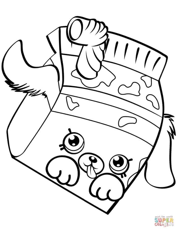 Cute Shopkins Coloring Pages