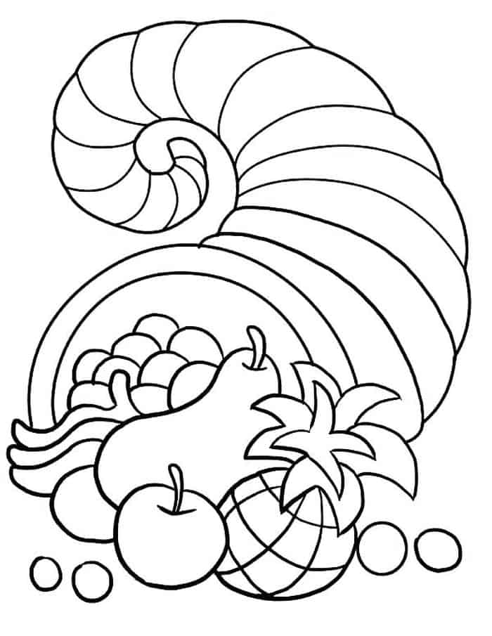 Cute Thanksgiving Coloring Pages