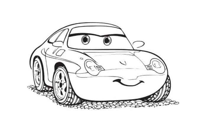 Cutie Car Coloring Pages