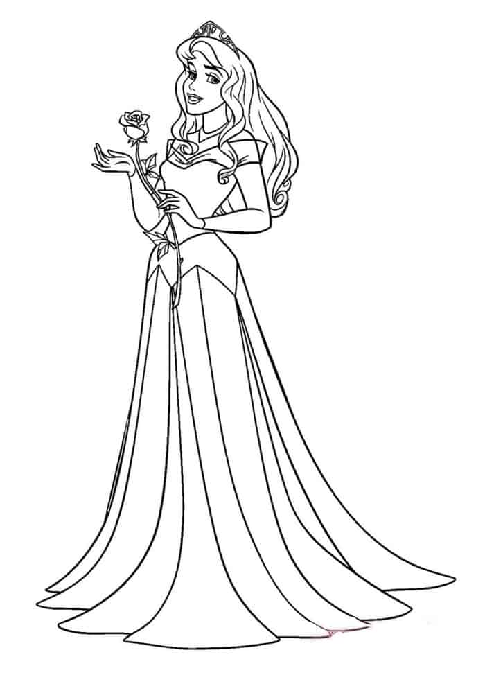 Disney Princess Coloring Pages Belle