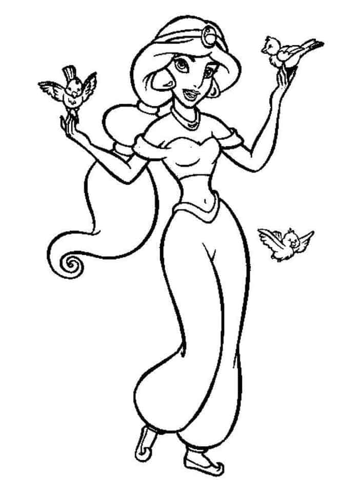 Disney Princess Coloring Pages Free To Print
