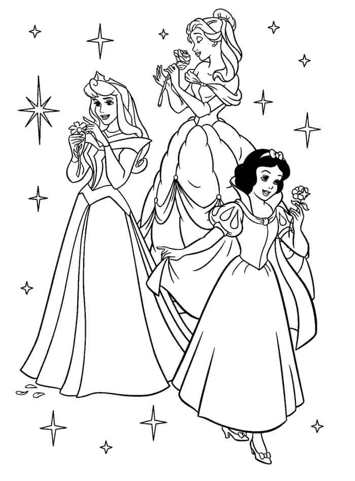 Disney Princess Giant Coloring Pages