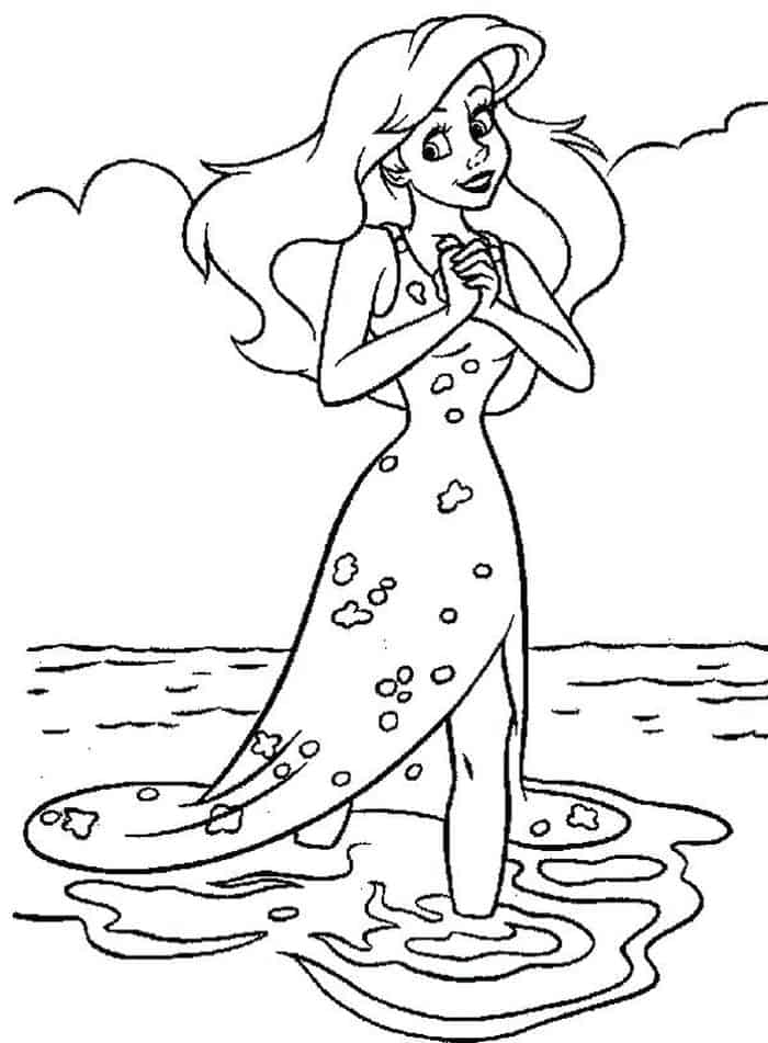 Disney Princess Halloween Coloring Pages