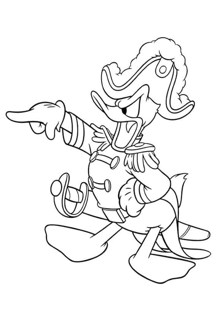 Donald Duck Cinco De Mayo Coloring Pages