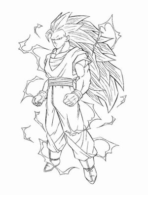 Dragon Ball Goku Coloring Pages