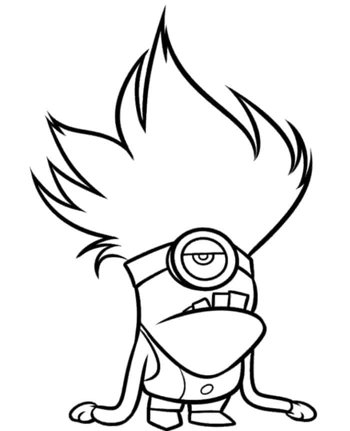 Evil Minion Coloring Pages