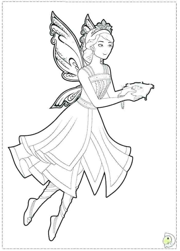 Fairy Princess Coloring Pages