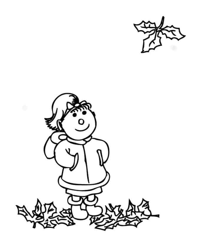 Fall Coloring Pages For Kids