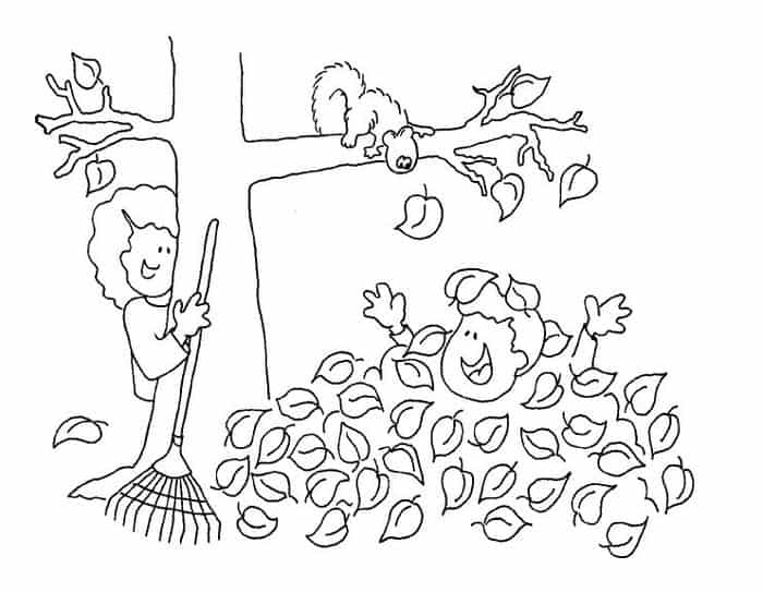 Fall Coloring Pages Pdf
