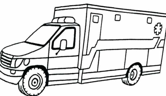 Fire Trucks Monster Trucks And Ambulance Coloring Pages