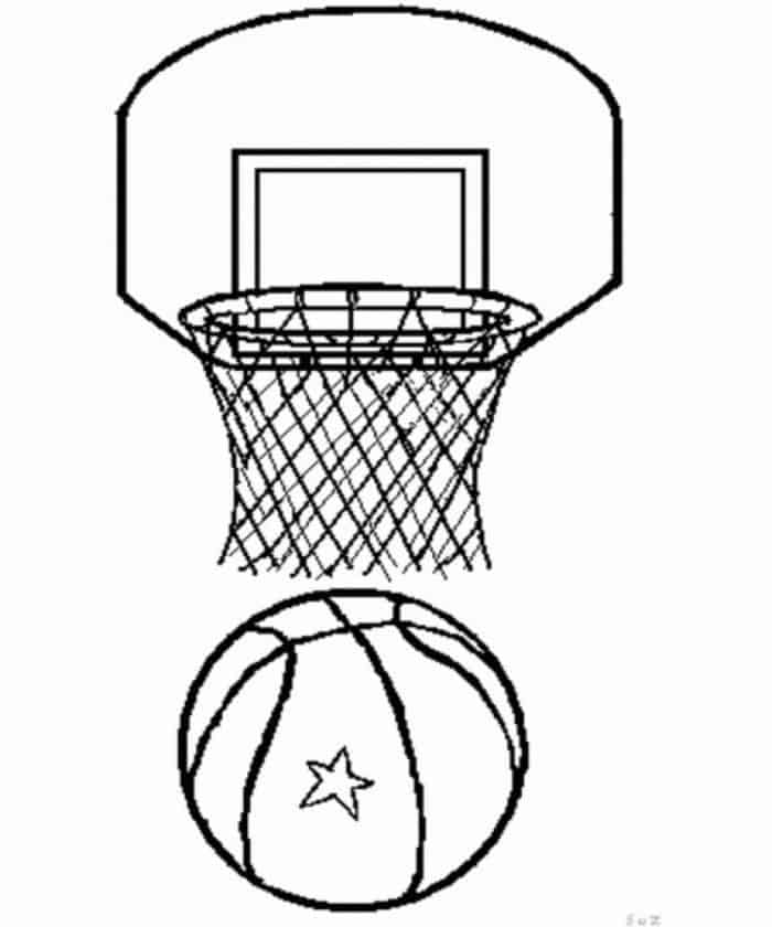 Free Basketball Coloring Pages