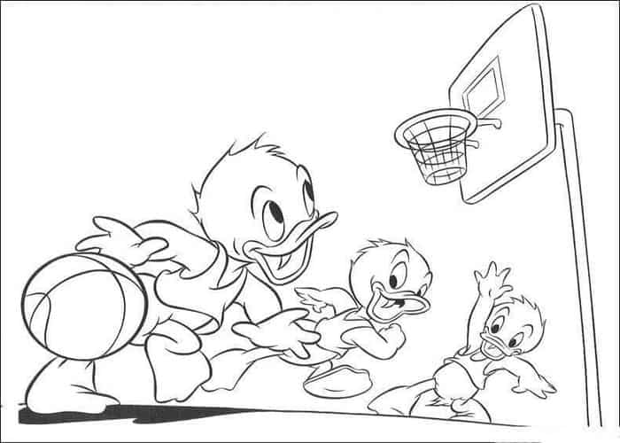 Free Coloring Pages Basketball