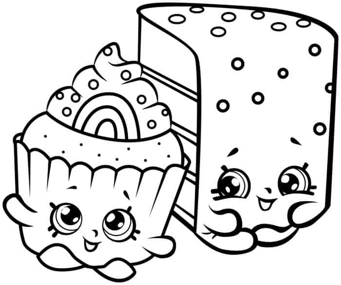 Free Coloring Pages Shopkins