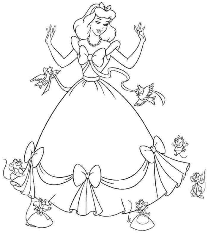 Free Princess Coloring Pages