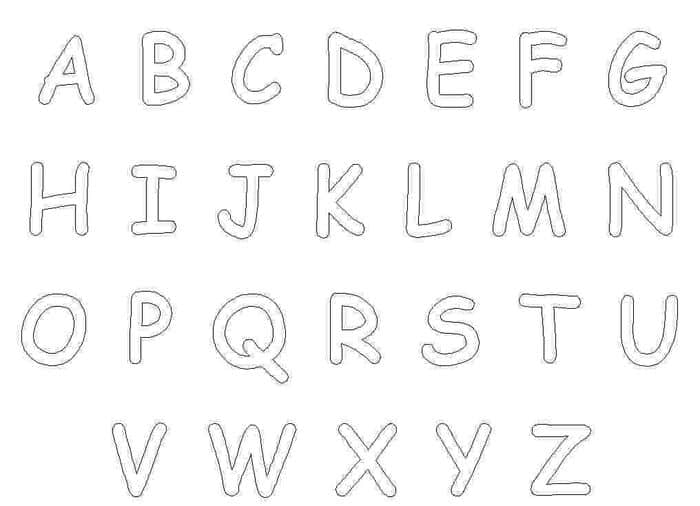 Free Printable Abc Coloring Pages