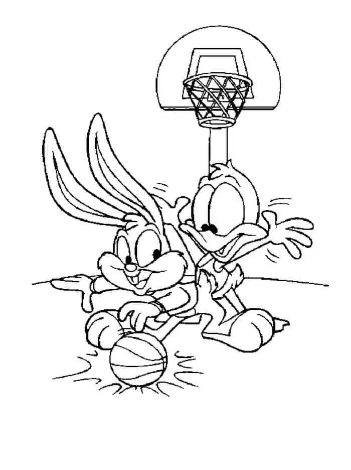 Free Printable Basketball Coloring Pages