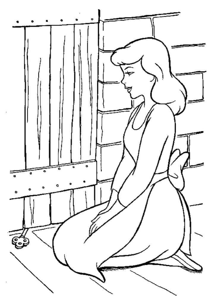 Free Printable Cinderella Coloring Pages