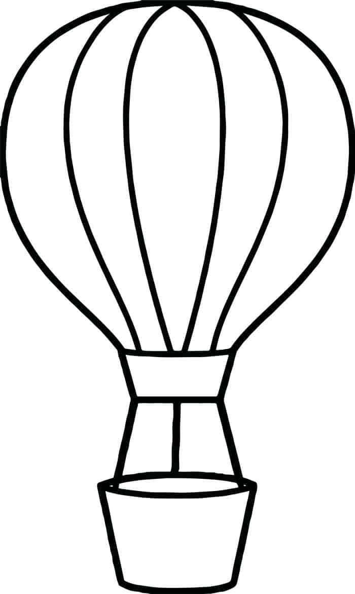 Free Printable Coloring Pages Rocket Ship Balloon Kids Tv