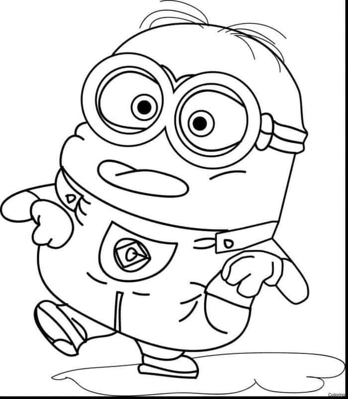 Free Printable Minion Coloring Pages