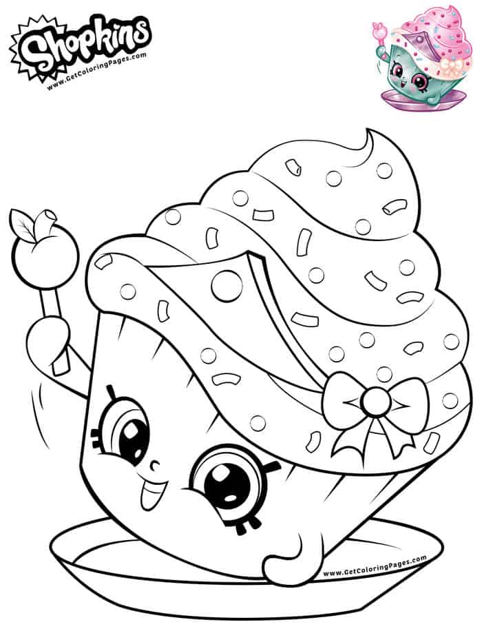 Free Shopkins Coloring Pages