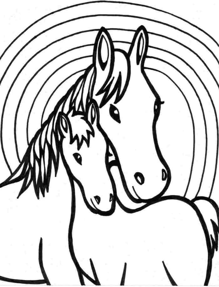 Horse Coloring Pages For Teens