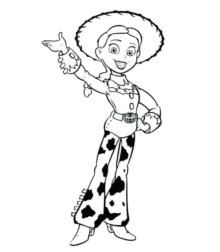 Jessie Toy Story Coloring Pages