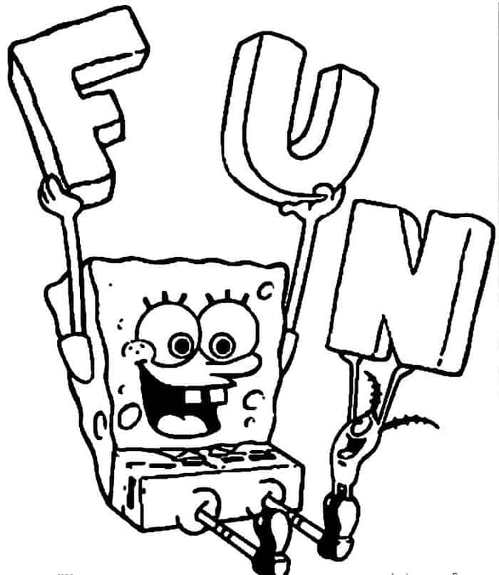 Kids Coloring Pages Spongebob