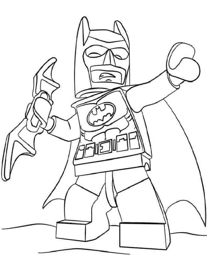 Lego Batman Printable Coloring Pages
