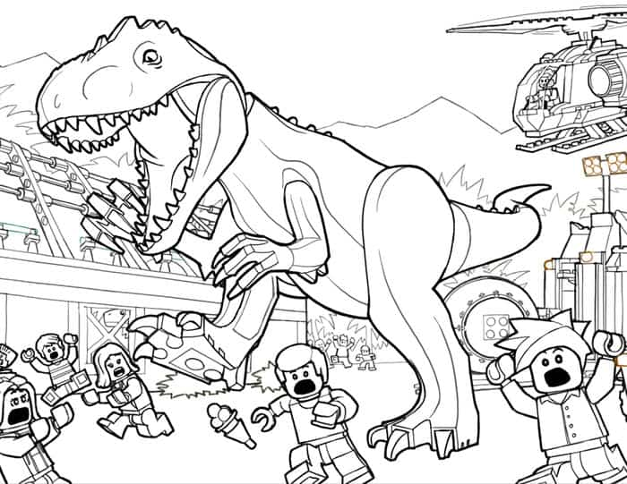 Lego City Coloring Pages