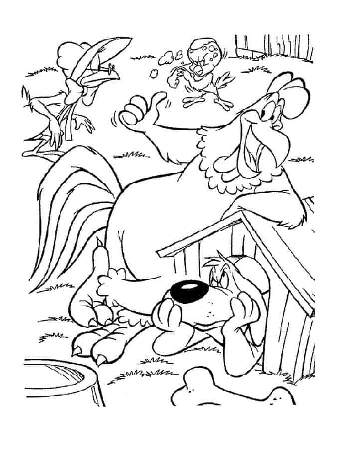 Looney Tunes Characters Coloring Pages 1