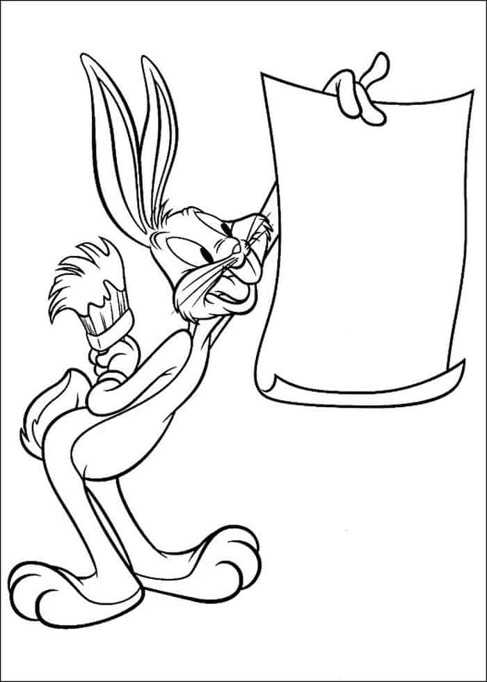 Looney Tunes Coloring Pages Bugs 1
