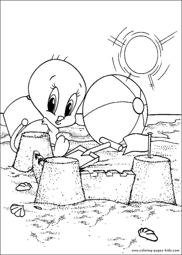 Looney Tunes Holiday Coloring Pages For Kids 1