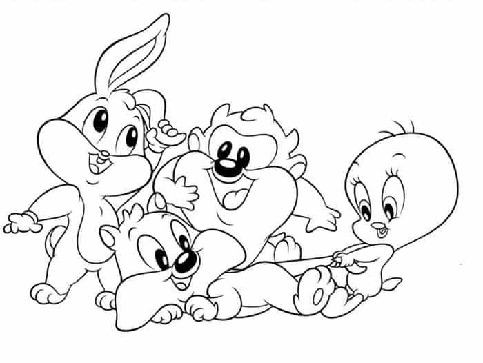 Looney Tunes Printable Coloring Pages 1