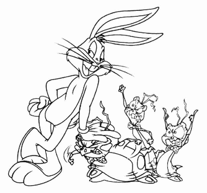 Looney Tunes Taz Coloring Pages 1