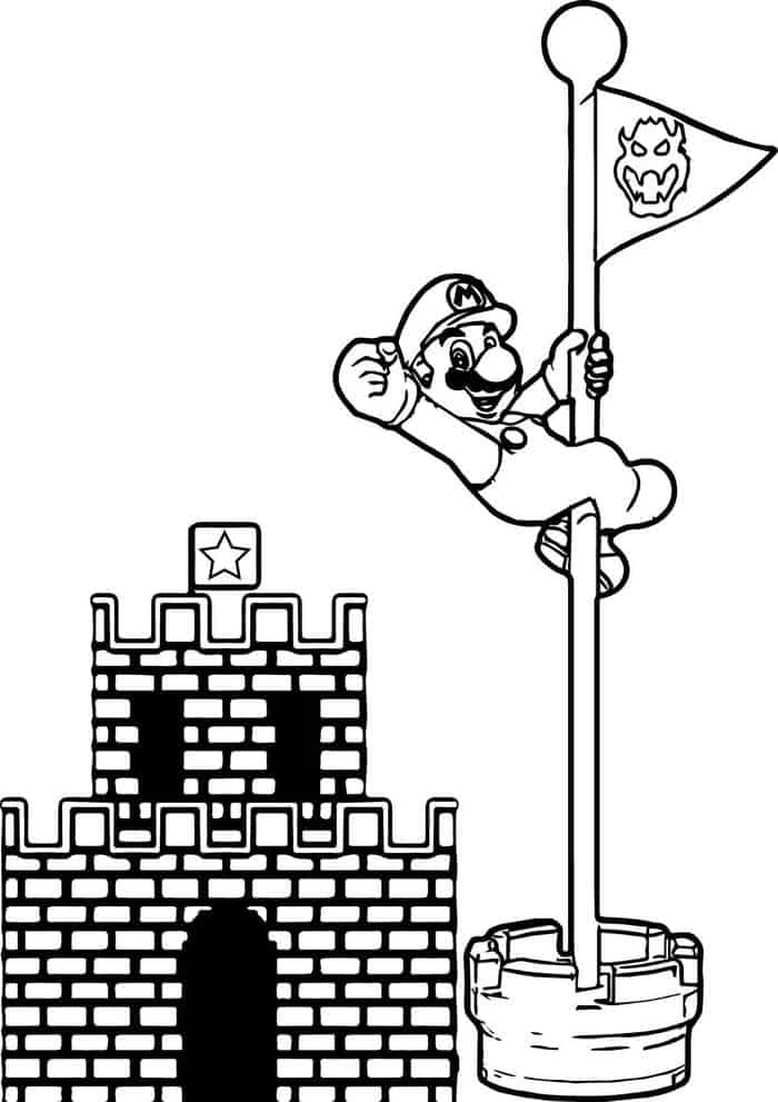 Mario Bros Coloring Pages