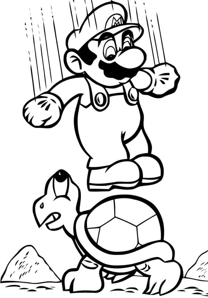 Mario Coloring Pages Online