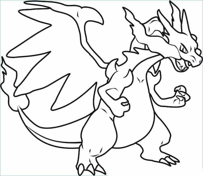 Mega Pokemon Coloring Pages