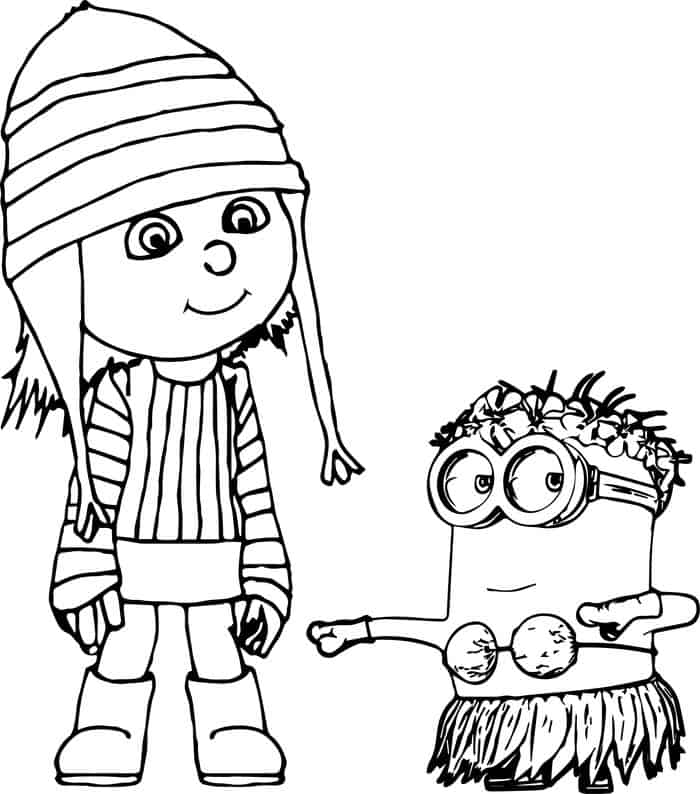 Minion Coloring Book Pages