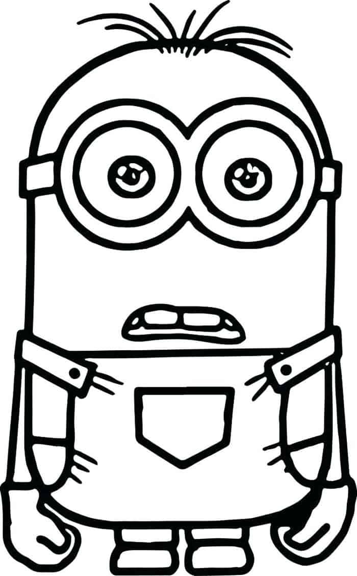 Minion Coloring Pages Free Printable