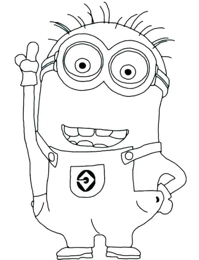 Minion Coloring Pages Free