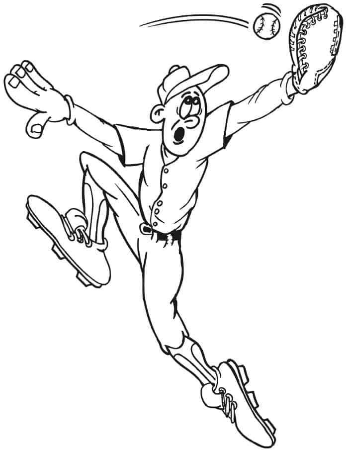 Mlb Baseball Coloring Pages Printable