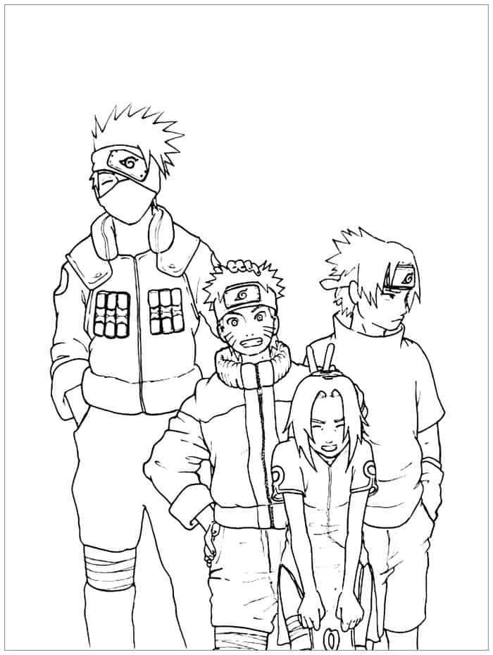 Naruto Coloring Pages