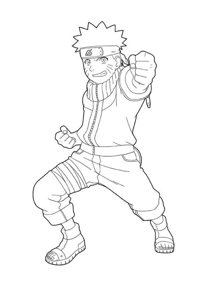 Naruto Printable Coloring Pages